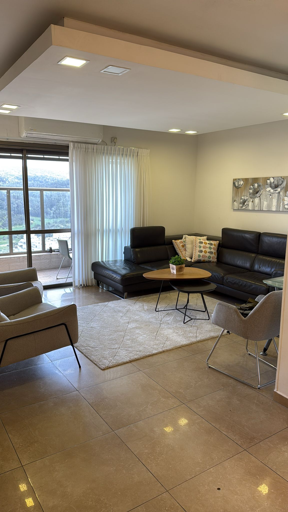 Spacious 4-Room Apartment with Gorgeous View on Dolev