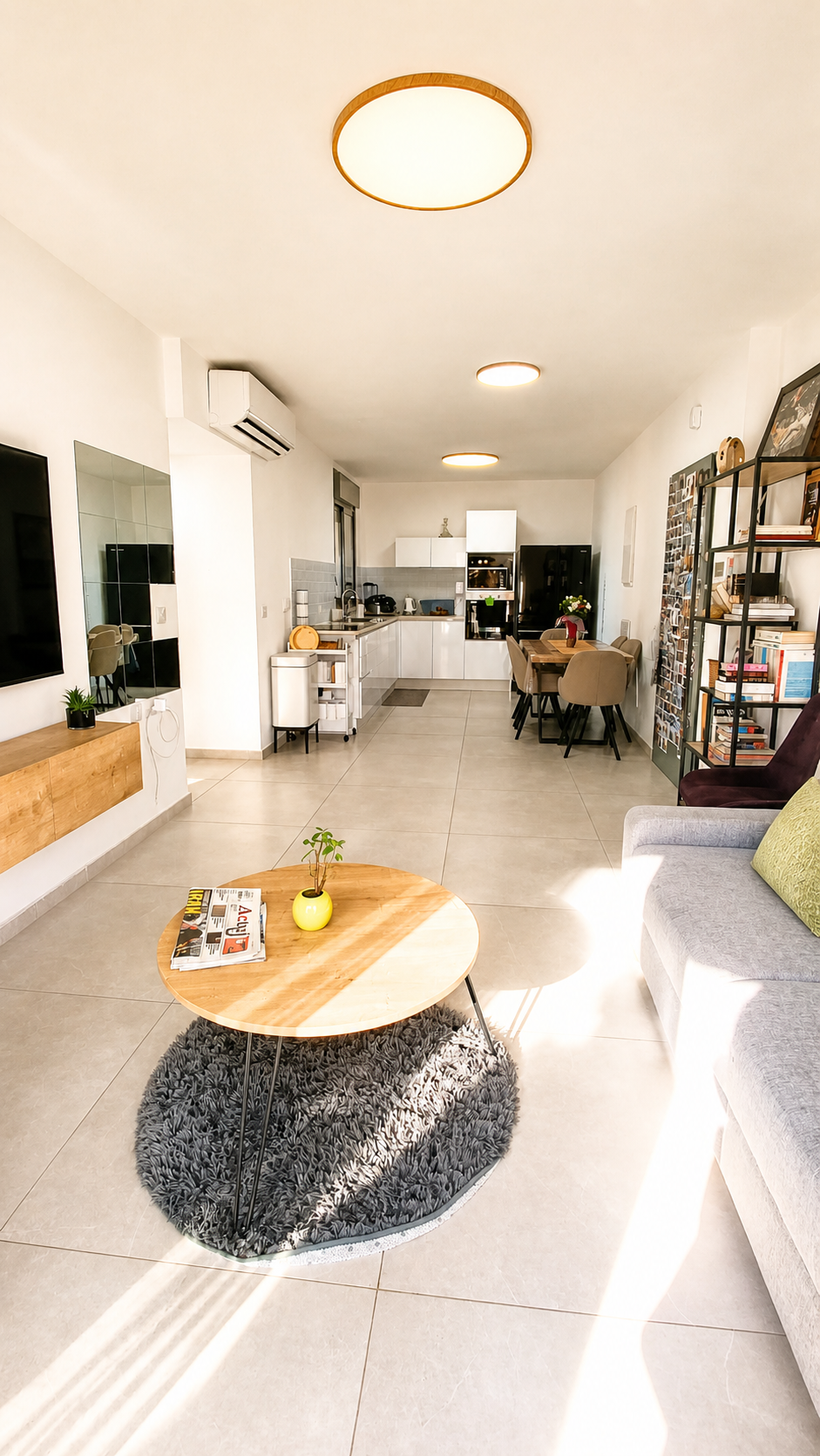 NEVE SHAMIR Bright & Airy 3-Room Apartment with Two Balconies – MUST SELL!!!!